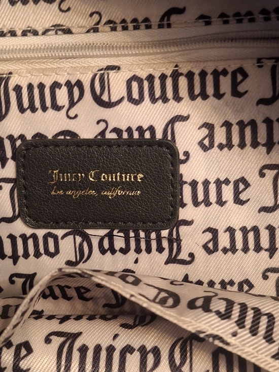 Juicy Couture Black and Gray Signature Logo Mini Backpack main image 9